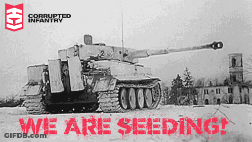Black And White Tank Saying We Are Seeding GIF