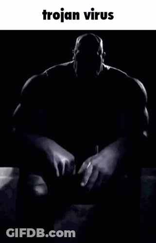 Black And White Thanos Trojan Virus GIF
