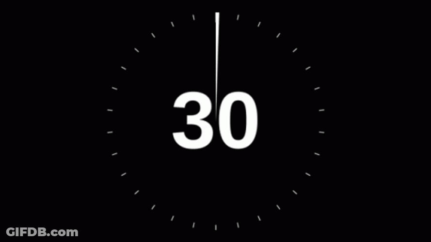 Black And White Timer GIF