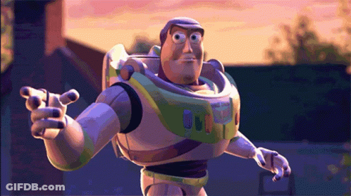 Black And White Toy Story Saying I'm Trash GIF