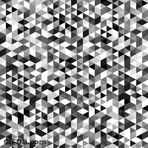 Black And White Triangle Pattern GIF