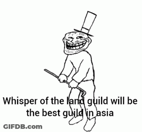 Black And White Troll With Top Hat And Cane GIF