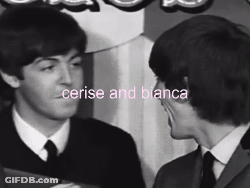 Black And White Two Men Cerise Bianca GIF