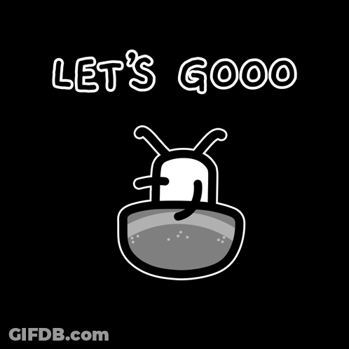 Black And White Vegetables Saying Let's Gooo GIF