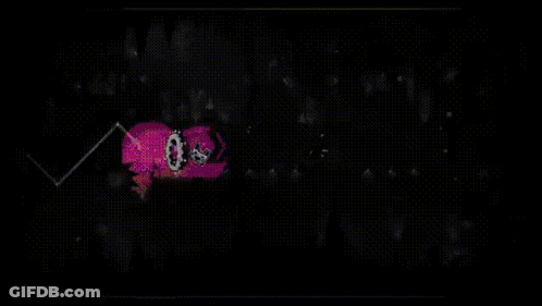 Black And White Video Game With Letters A And W GIF