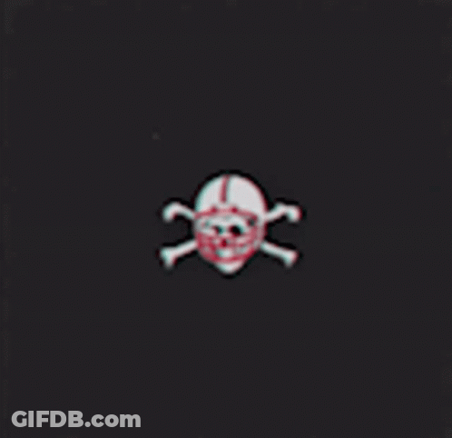 Black And White Video With Noise And Purple Background GIF