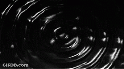 Black And White Water Swirl GIF