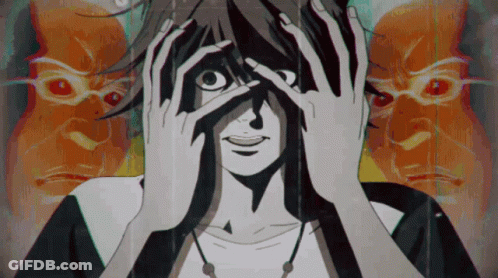 Black And White Woman Covering Face With Hands GIF