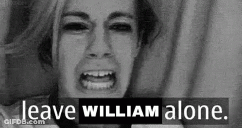 Black And White Woman Crying Leave William Alone GIF