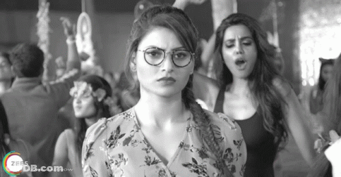 Black And White Woman Glasses Zee5 Download Now GIF