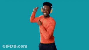 Black And White Woman In Hat Next To Man GIF