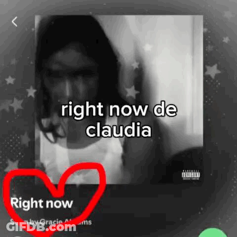 Black And White Woman Right Now De Claudia Heart GIF