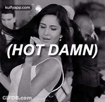 Black And White Woman Saying Hot Damn GIF