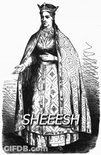 Black And White Woman Saying Sheeesh GIF