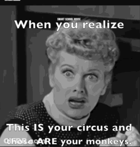 Black And White Woman Saying When You Realize GIF