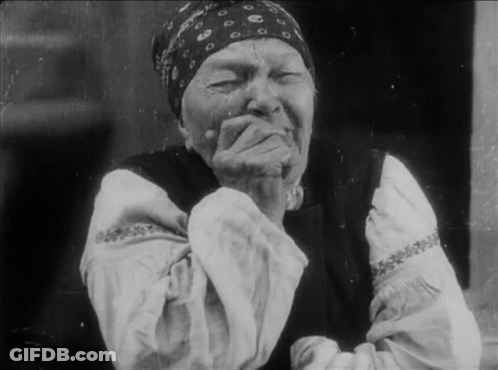 Black And White Woman Wearing Head Scarf GIF