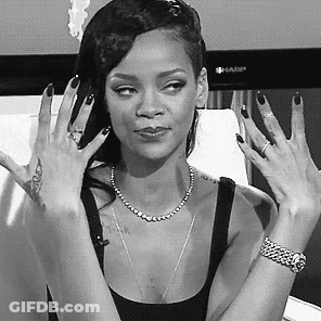 Black And White Woman With Necklace And Bracelet GIF