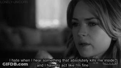 Black And White Woman With Quote GIF