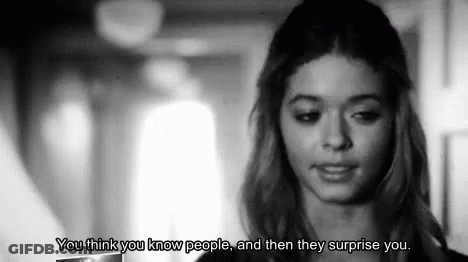 Black And White Woman: You Think You Know People Surprise You GIF