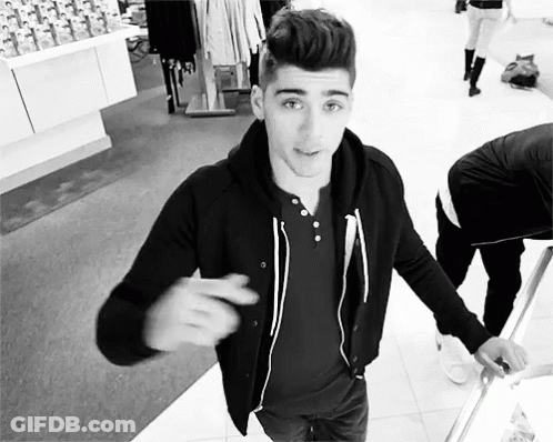 Black And White Young Man In Hoodie GIF