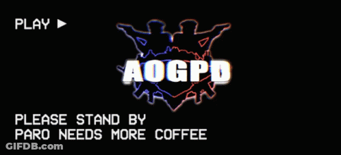 Black Background Aogpd Logo GIF