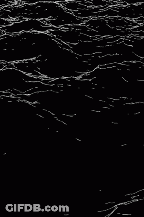 Black Background Black Waves GIF