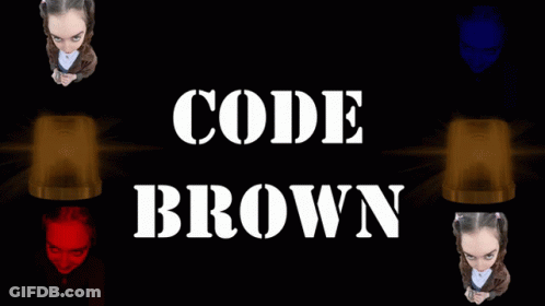 Black Background Code Brown GIF