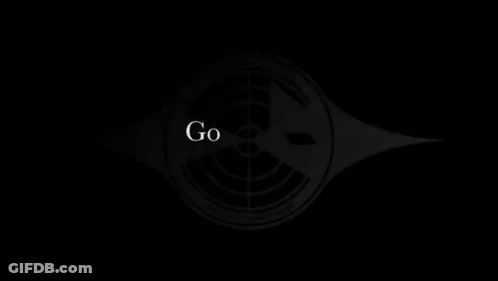 Black Background Good Luck White Text GIF