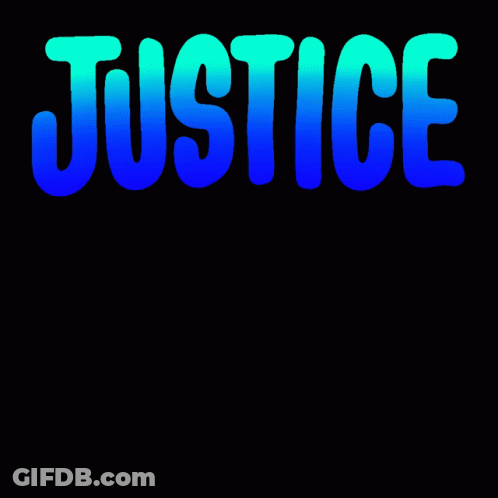 Black Background Justice For Us GIF