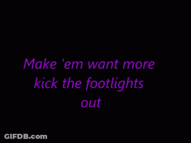 Black Background Purple Text I Wanna Love Like Johnny GIF