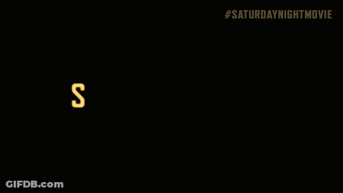 Black Background Saturday Night GIF