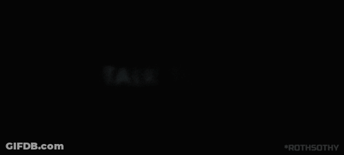 Black Background Saying Talk To Me GIF