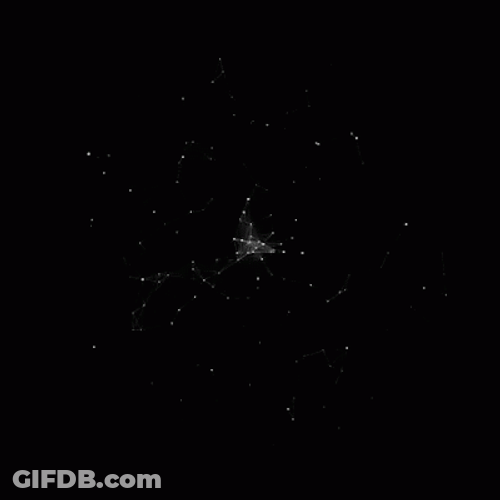 Black Background Space Stars GIF