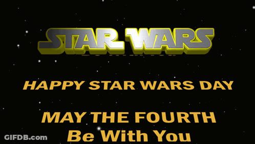 Black Background Star Wars GIF