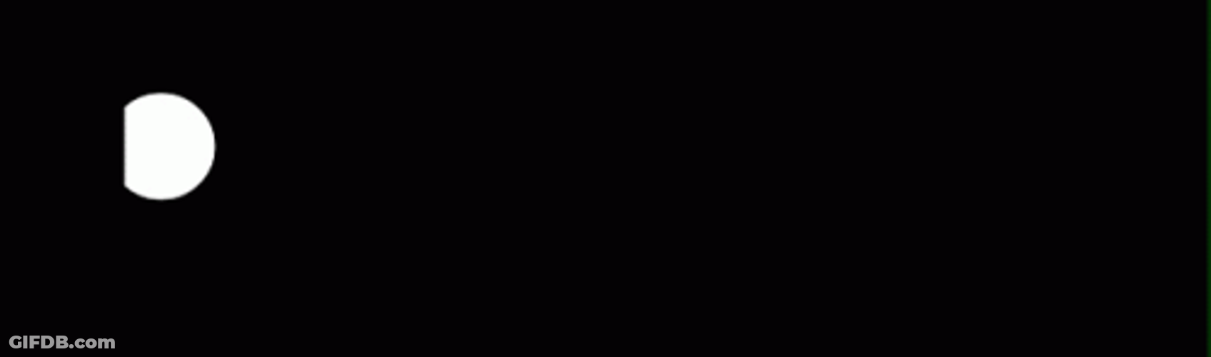 Black Background White Dot GIF