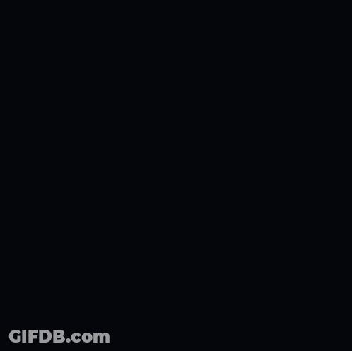 Black Background White Line Drawing Letter N With Star GIF