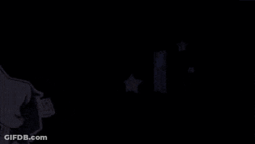 Black Background White Smiley Face GIF