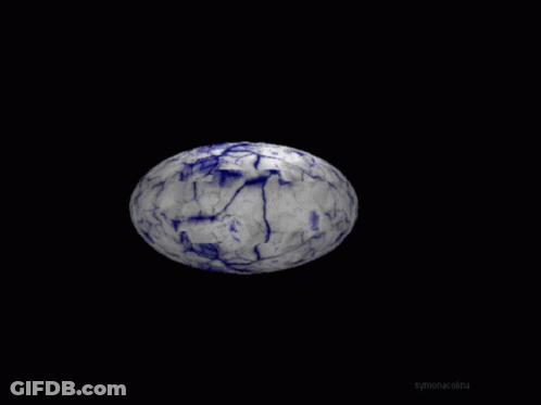 Black Background With Blue And White Design Symonacolina GIF