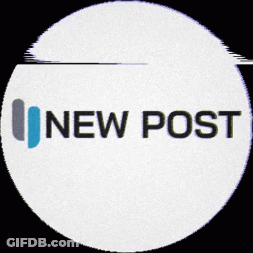 Black Background With Blue And White Design Symonacolina GIF