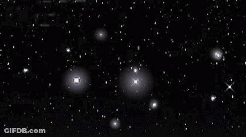 Black Background With Lots Of Stars GIF