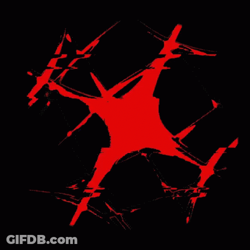Black Background With Red White And Blue Graphic GIF