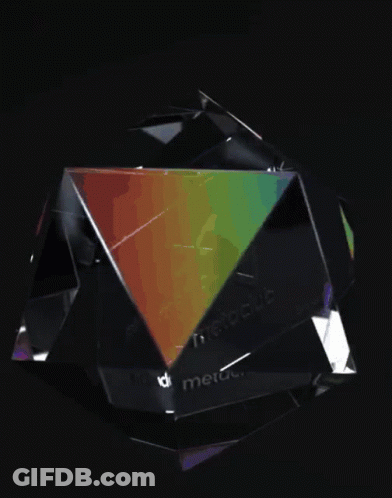 Black Background With Shiny Objects GIF