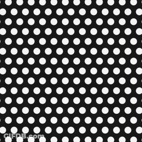 Black Background With White Polka Dots GIF
