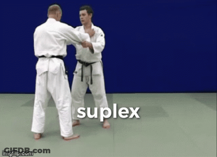 Black Belter Taekwondo Suplex GIF
