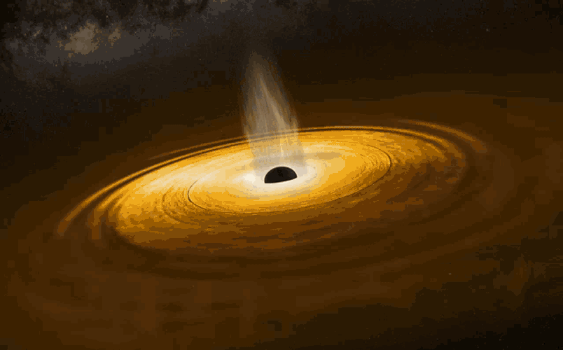 Black Black Hole GIF