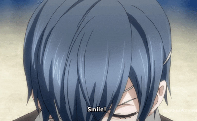 Black Butler Cheerful Smile GIF