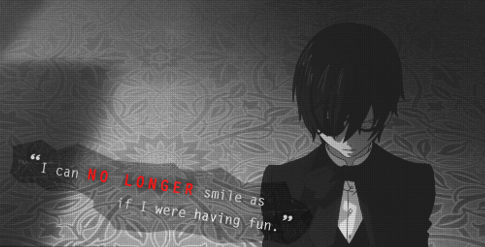 Black Butler Depressed GIF