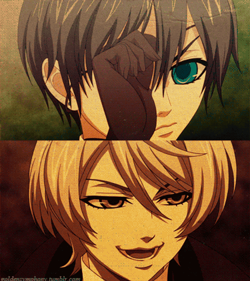 Black Butler Eye Vs Tongue GIF
