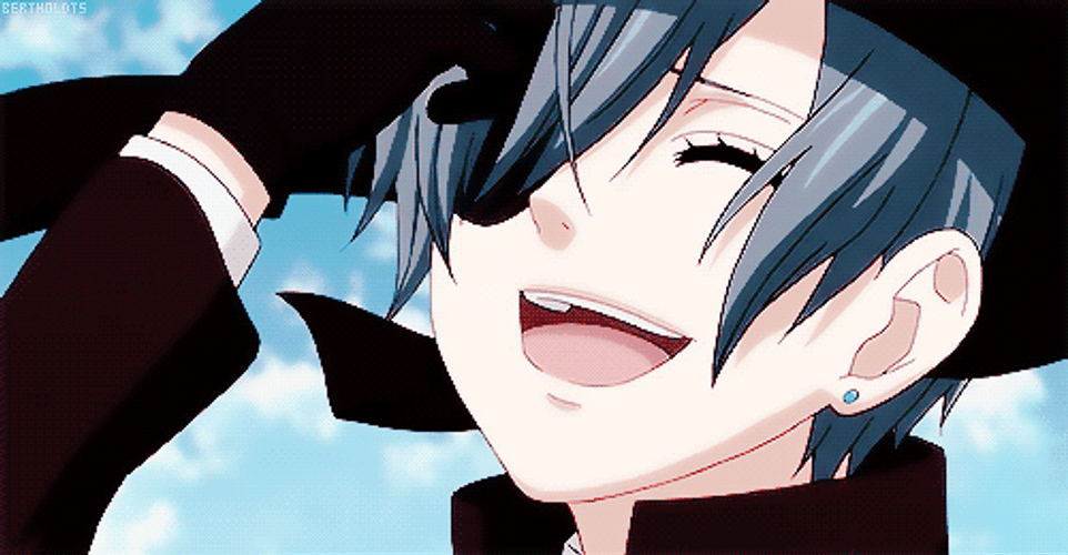 Black Butler Happy GIF