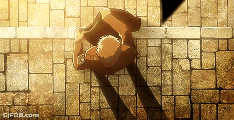 Black Cape Jean Kiristein Of Aot GIF